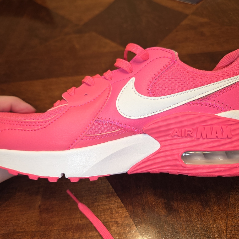 Nike Air Max Fuchsia and White Sneakers - Picture 5 of 11